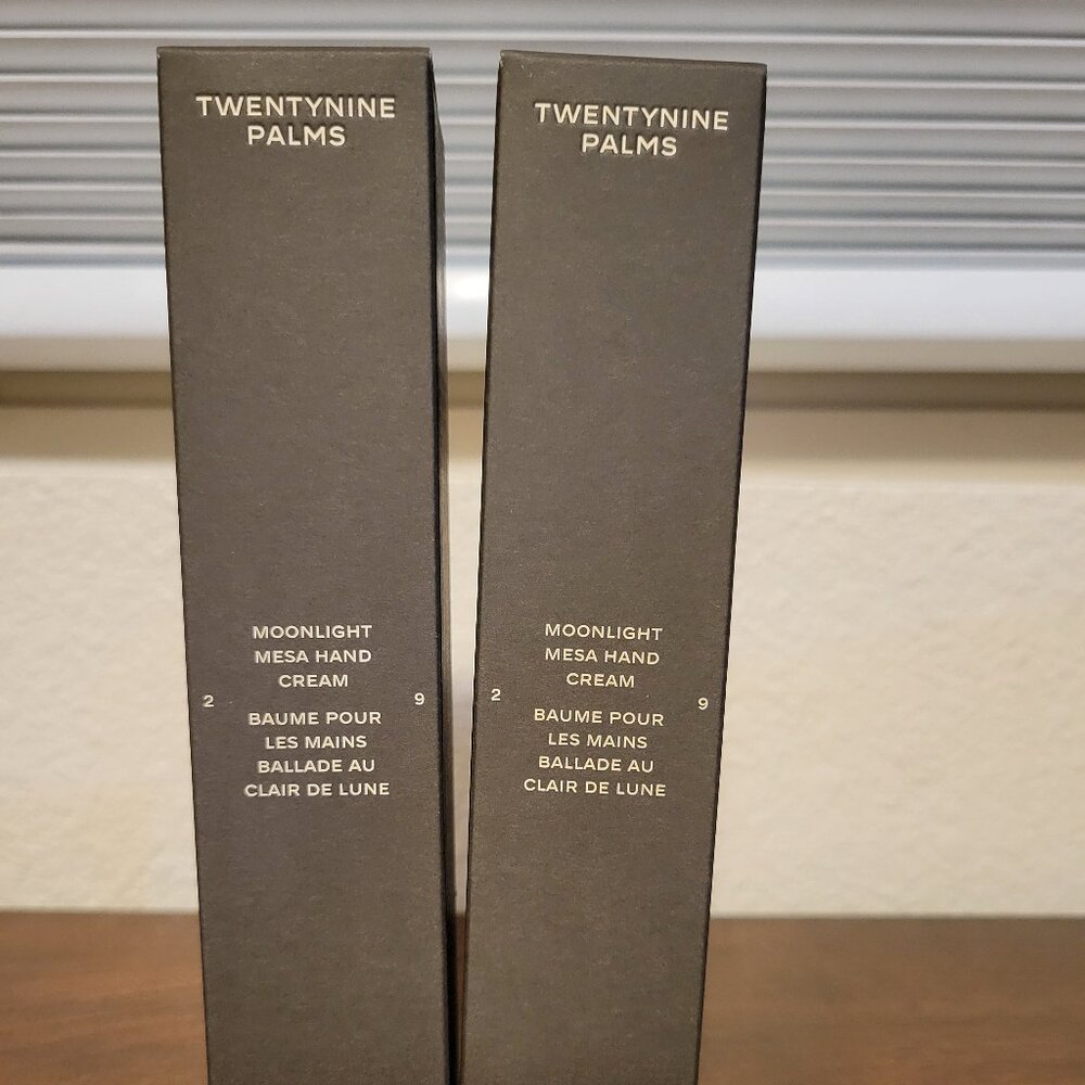 New TWENTYNINE PALMS Hand Cream- 2 count